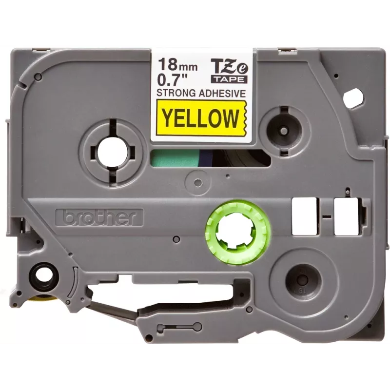 Fita de etiquetar Brother TZE-S641 preto sobre amarelo TZ