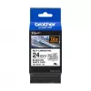 Fita de etiquetar Brother TZESL251 preto sobre branco