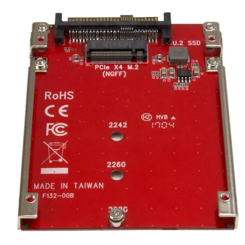 StarTech.com Adaptador host de unidade M.2 para U.2 (SFF-8639) para SSD M.2 PCIe NVMe