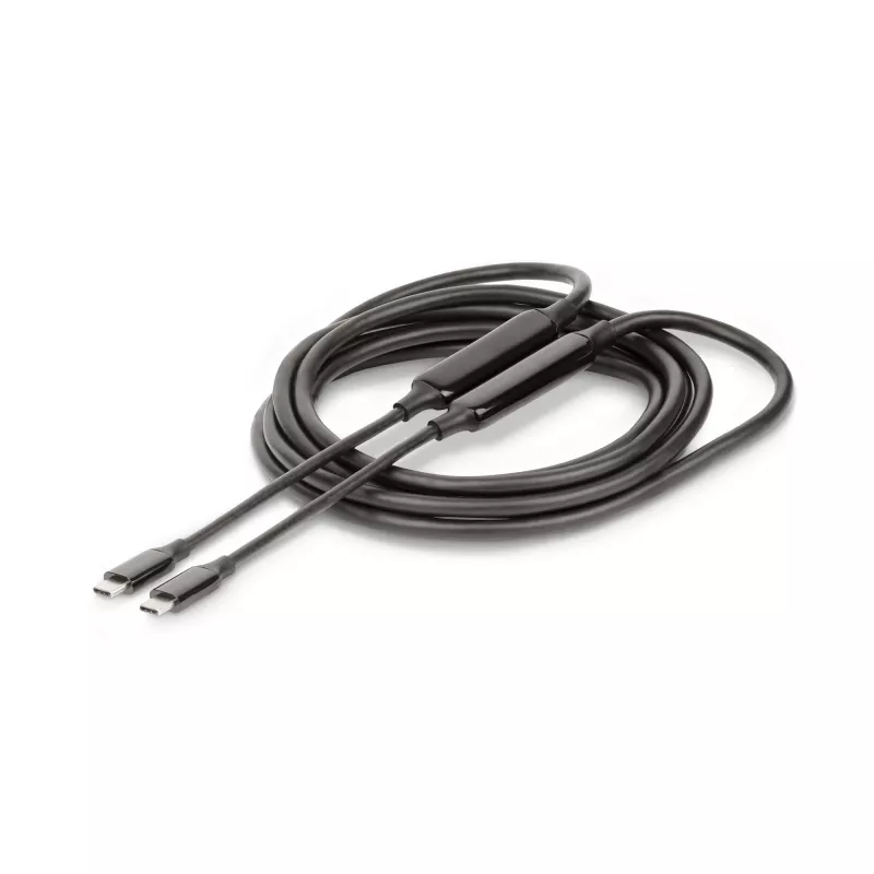 Cabo USB-C ativo StarTech.com 3 m (10 ft), USB 3.2 Gen 2 10 Gbit/s, cabo longo de transferência de dados USB Type-C, 60 W Power Delivery, 8K 60 Hz, DP 1.4 Alt-Mode com HBR3/HDR10/MST/DSC 1.2/HDCP 2.2 – cabo USB-C para USB-C