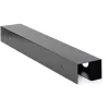 StarTech.com UDCMTRAY calha de cabos para montagem sob a secretária, para secretárias com altura regulável, 60 x 11,4 x 7,6 cm, preta