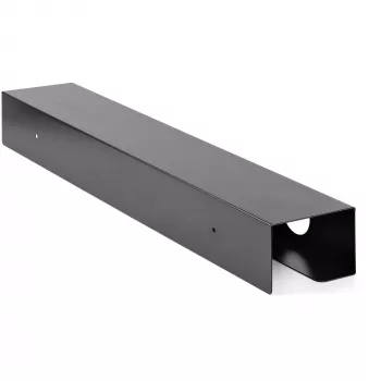 Bandeja de gestão de cabos sob a secretária StarTech.com – bandeja de cabos para escritório/secretária elevatória – suporte de secretária/mesa para cabos/fios/régua de tomadas – gestor de cabos de computador – 23-1/2“L x 4-1/2”P