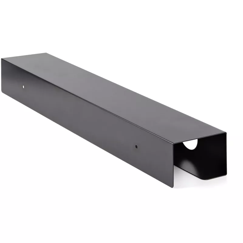StarTech.com UDCMTRAY calha de cabos para montagem sob a secretária, para secretárias com altura regulável, 60 x 11,4 x 7,6 cm, preta