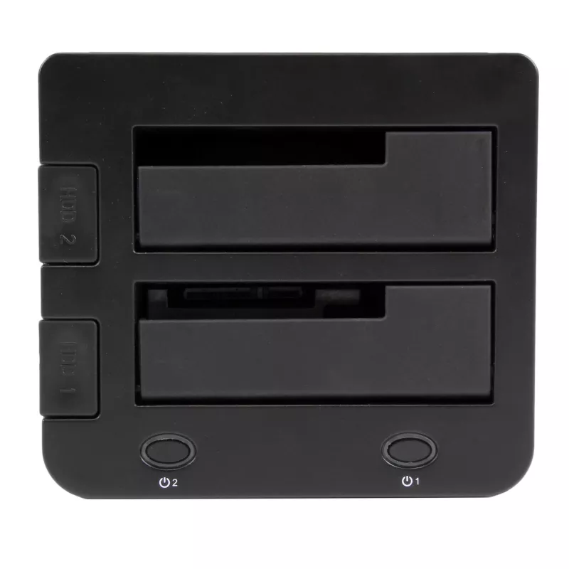 Docking station StarTech.com de dupla baía USB 3.0 para SATA e IDE, dock de disco rígido USB, docking station externa para SSD/HDD SATA I/II/III 2,5/3,5 polegadas e IDE (40 pinos), baías de disco rígido hot-swap, carregamento superior