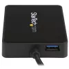 Adaptador StarTech.com USB-C para Ethernet Gigabit duplo com porta USB (Type-A)