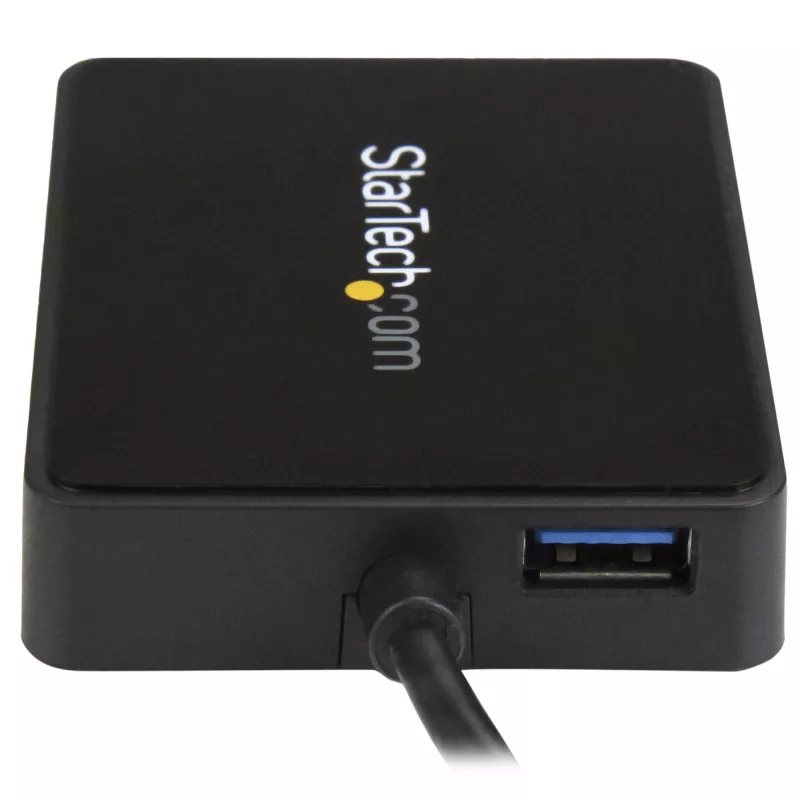 Adaptador StarTech.com USB-C para Ethernet Gigabit duplo com porta USB (Type-A)