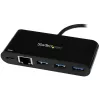 Adaptador StarTech.com USB-C para Ethernet com hub USB 3.0 de 3 portas e Power Delivery
