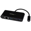 Adaptador StarTech.com USB-C para Ethernet com hub USB 3.0 de 3 portas e Power Delivery