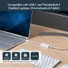 Adaptador de rede StarTech.com USB-C para Gigabit - branco, com fios, USB Type-C, Ethernet, 5000 Mbit/s, branco