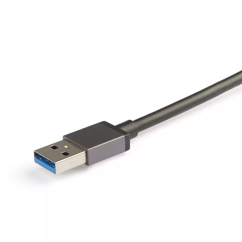 StarTech.com US2GA30 adaptador USB 3.0 Type-A para 2,5 Gigabit Ethernet, NBASE-T, 2.5GBASE-T, RJ45, 10/100/1000/2500 Mbps, preto/cinzento sideral