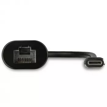 Adaptador StarTech.com 2.5GbE USB-C para Ethernet NBASE-T NIC – USB 3.0 Type-C 2,5/1 Gigabit/100 Mbit/s rede multi-velocidade/portátil USB 3.1 para RJ45/LAN compatível com Thunderbolt 3/MacBook Pro Surface