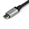 StarTech.com US2GC30 adaptador USB-C para 2,5 Gigabit Ethernet, USB 3.0, NBASE-T, 2.5GBASE-T, RJ45, 10/100/1000/2500 Mbps, preto/cinzento sideral