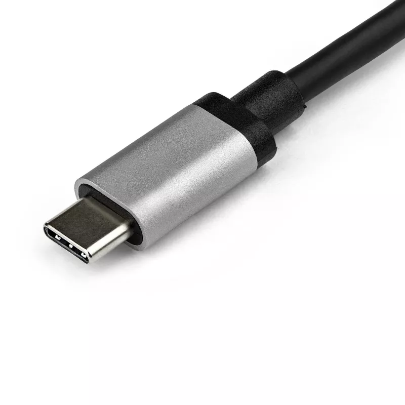 StarTech.com US2GC30 adaptador USB-C para 2,5 Gigabit Ethernet, USB 3.0, NBASE-T, 2.5GBASE-T, RJ45, 10/100/1000/2500 Mbps, preto/cinzento sideral