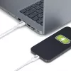 Cabo de carregamento StarTech.com 2m USB-A para USB-C, carregar e sincronizar, 3A, USB 2.0, revestimento TPE - cabo de carregamento USB branco