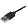Cabo StarTech.com USB-C para USB-A – M/M – 0,5 m – USB 2.0, 0,5 m, USB A, USB C, USB 2.0, ficha/ficha, preto