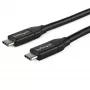 Cabo StarTech.com USB-C para USB-C com 5A PD – M/M – 1 m – USB 2.0 – certificado USB-IF