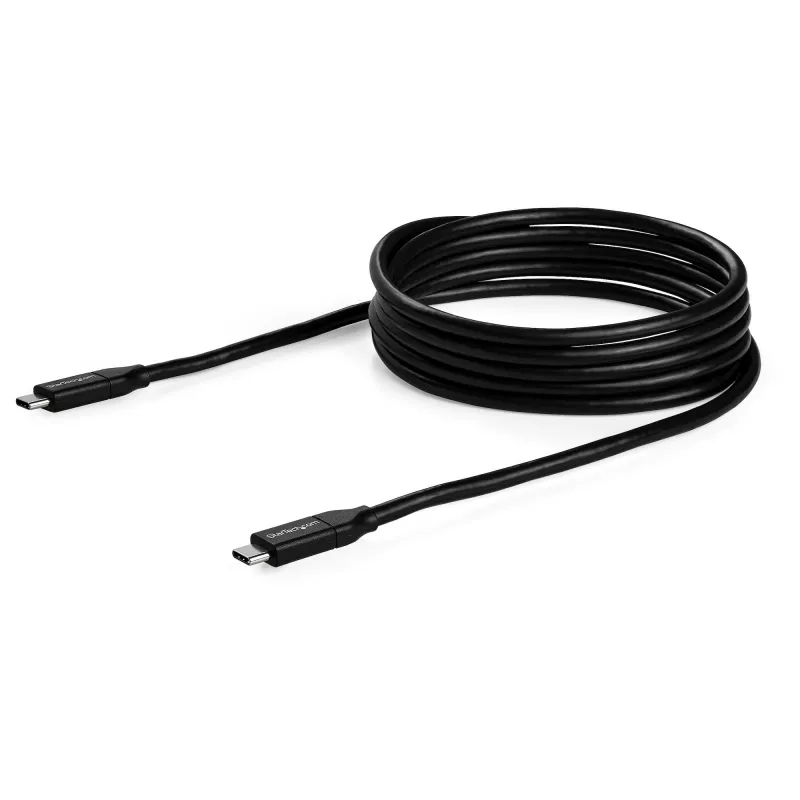 Cabo StarTech.com USB-C para USB-C com 5A PD – M/M – 2 m – USB 2.0 – certificado USB-IF