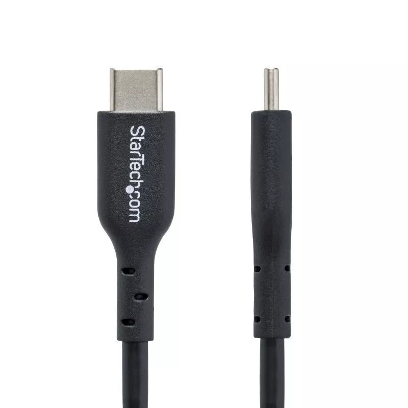 StarTech.com cabo de carregamento USB-C de 1m (3ft), cabo USB-C, cabo de carregamento USB 2.0 Type-C para portátil, 60W 3A Power Delivery, revestimento TPE, cabo de dados USB-C, M/M