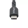 Cabo de carregamento USB-C StarTech.com 2 m, cabo USB-C, cabo de carregamento USB 2.0 Type-C para portátil, 60 W 3 A Power Delivery, revestimento TPE, cabo de transferência de dados USB-C, M/M