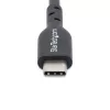 StarTech.com cabo de carregamento USB-C de 3m (9.8ft), cabo USB-C, cabo de carregamento USB 2.0 Type-C para portátil, 60W 3A Power Delivery, revestimento TPE, cabo de transferência de dados USB-C, M/M