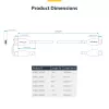 StarTech.com cabo de carregamento USB-C de 3m (9.8ft), cabo USB-C, cabo de carregamento USB 2.0 Type-C para portátil, 60W 3A Power Delivery, revestimento TPE, cabo de transferência de dados USB-C, M/M