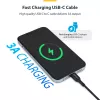 StarTech.com cabo de carregamento USB-C de 3m (9.8ft), cabo USB-C, cabo de carregamento USB 2.0 Type-C para portátil, 60W 3A Power Delivery, revestimento TPE, cabo de transferência de dados USB-C, M/M