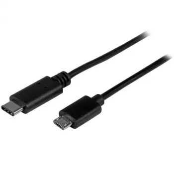 Cabo USB-C para Micro-B StarTech.com - M/M - 0,5 m - USB 2.0, 0,5 m, USB C, Micro-USB B, USB 2.0, 0,48 Gbit/s, preto