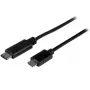 StarTech.com USB2CUB50CM cabo USB-C para Micro-USB B, macho/macho, USB 2.0, compatível com Thunderbolt 3, 0,5 m, preto