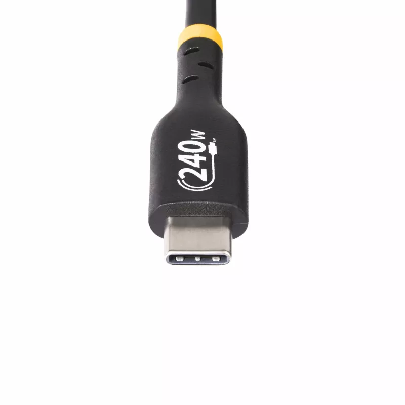 StarTech.com cabo de carregamento USB-C de 1m, cabo USB-C certificado USB-IF, 240W PD EPR, cabo de carregamento USB 2.0 Type-C para portátil, cabo de transferência de dados USB-C, revestimento TPE, M/M
