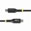 Cabo de carregamento USB-C StarTech.com 2 m, cabo USB-C certificado USB-IF, 240 W PD EPR, cabo de carregamento USB 2.0 Type-C para portátil, cabo de transferência de dados USB-C, revestimento TPE, M/M