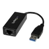 Adaptador de rede USB 3.0 para Gigabit Ethernet StarTech.com, 10/100/1000 Mbit/s, USB para RJ45, adaptador USB 3.0 para LAN, adaptador Ethernet USB 3.0 (GbE), conforme TAA