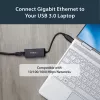 Adaptador de rede USB 3.0 para Gigabit Ethernet StarTech.com, 10/100/1000 Mbit/s, USB para RJ45, adaptador USB 3.0 para LAN, adaptador Ethernet USB 3.0 (GbE), conforme TAA