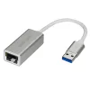 Adaptador de rede USB 3.0 para Gigabit StarTech.com - prateado, com fios, USB, Ethernet, 2000 Mbit/s, prateado