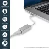 Adaptador de rede USB 3.0 para Gigabit StarTech.com - prateado, com fios, USB, Ethernet, 2000 Mbit/s, prateado