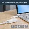 Adaptador de rede USB 3.0 para Gigabit Ethernet StarTech.com, 10/100/1000 Mbit/s, USB para RJ45, adaptador USB 3.0 para LAN, adaptador Ethernet USB 3.0 (GbE), conforme TAA
