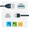 Cabo USB para USB-C StarTech.com - M/M - 1 m (3 pés) - USB 3.0 - USB-A para USB-C