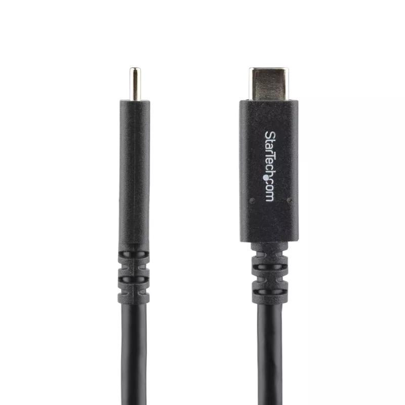 Cabo USB-C para USB-C StarTech.com 1,8 m – 5 A, 100 W PD 3.0 – certificado para Chromebook – certificado USB-IF – M/M – USB 3.0 5 Gbit/s – cabo de carregamento USB-C – cabo USB Type-C