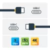 Cabo USB-C para USB-C StarTech.com - M/M - 1 m (3 pés) - USB 3.0 (5 Gbit/s)