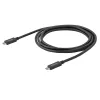 StarTech.com cabo USB-C com Power Delivery (3A) – M/M – 2 m (6 ft.) – USB 3.0 – certificado USB-IF