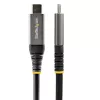 StarTech.com cabo USB-C de 2m 5Gbps – cabo USB-C de alta qualidade – cabo USB 3.0 (5Gbps) Type-C – carregamento 100W (5A) Power Delivery, DP Alt Mode – cabo USB-C para C – carregar e sincronizar