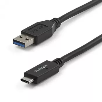 Cabo USB para USB-C StarTech.com 3 pés (1 m) – M/M, 1 m, USB A, USB C, USB 3.2 Gen 2 (3.1 Gen 2), 10 Gbit/s, preto