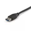 StarTech.com USB31AC1M cabo USB-A para USB-C, macho/macho, USB 3.1, 10 Gbps, 1 m (3 ft), preto
