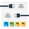 StarTech.com cabo USB-C com alimentação (5A) – M/M – 1 m – USB 3.1 (10 Gbit/s) – certificado USB-IF