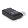 Adaptador USB-C para USB-A angular StarTech.com, USB 5 Gbit/s, adaptador compacto de ficha USB-C para conector fêmea USB-A, caixa metálica, macho/fêmea