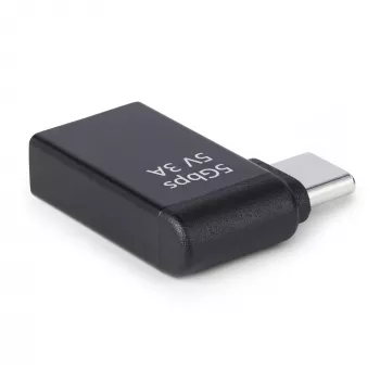 Adaptador USB-C para USB-A angular StarTech.com, USB 5 Gbit/s, adaptador compacto de ficha USB-C para conector fêmea USB-A, caixa metálica, macho/fêmea