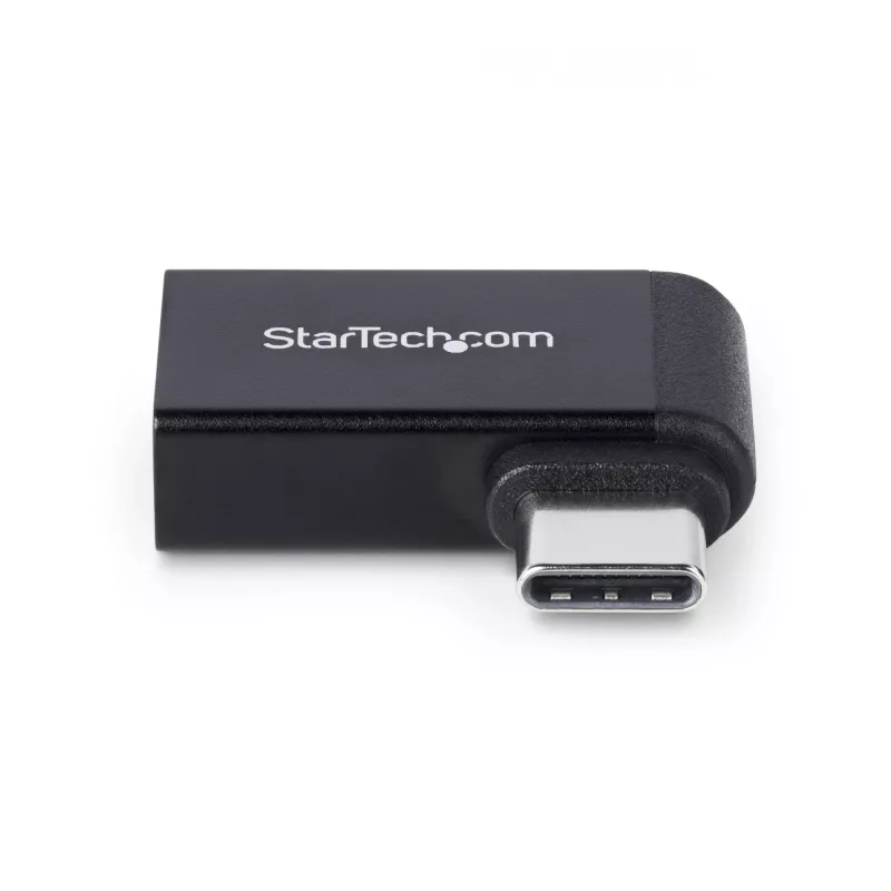 Adaptador USB-C para USB-A angular StarTech.com, USB 5 Gbit/s, adaptador compacto de ficha USB-C para conector fêmea USB-A, caixa metálica, macho/fêmea