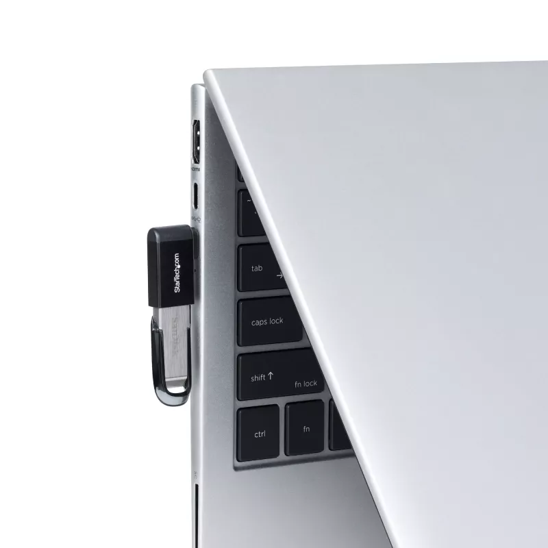 Adaptador USB-C para USB-A angular StarTech.com, USB 5 Gbit/s, adaptador compacto de ficha USB-C para conector fêmea USB-A, caixa metálica, macho/fêmea