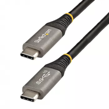 StarTech.com cabo USB-C de 3ft (1m) 10 Gbit/s – cabo USB-C certificado USB-IF – cabo USB 3.1 Type-C – carregamento 100W (5A) Power Delivery, DP Alt Mode – cabo USB-C para C – carregar e sincronizar