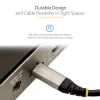 StarTech.com cabo USB-C de 3ft (1m) 10 Gbit/s – cabo USB-C certificado USB-IF – cabo USB 3.1 Type-C – carregamento 100W (5A) Power Delivery, DP Alt Mode – cabo USB-C para C – carregar e sincronizar