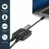 Adaptador de rede StarTech.com USB 3.0 para Gigabit Ethernet de porta dupla NIC com porta USB